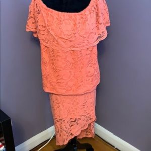 2 piece lace skirt set